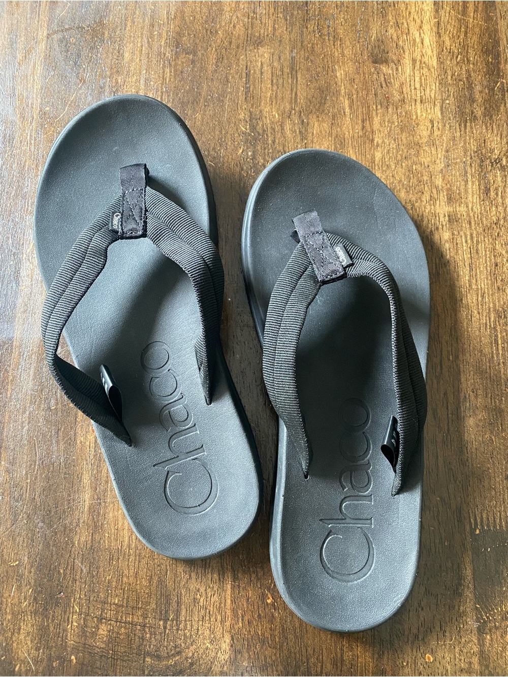 Chaco Black Chillos Flip Flop Thong Sandals